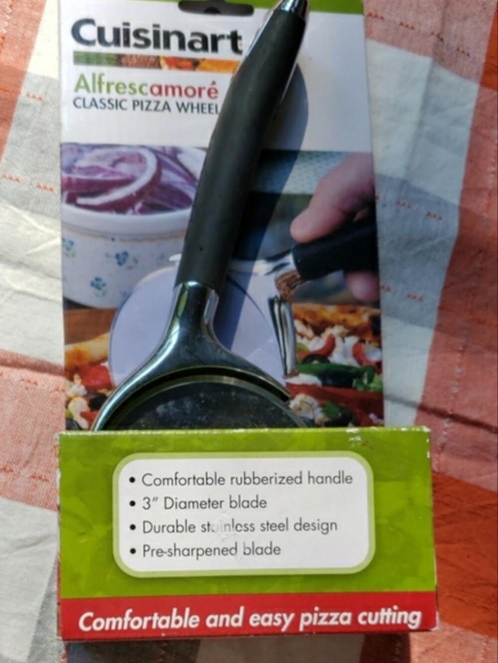 Cuisinart Black Pizza Wheel with Stainless Blade